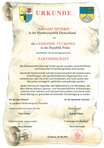 Partnerschaftsvertrag-Amt-Neverin-Tychowo